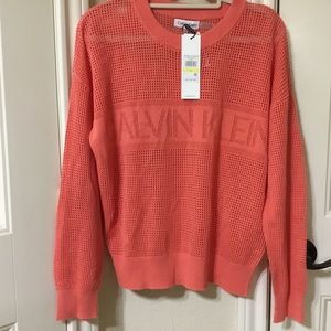 CALVIN KLEIN Mesh Sweater